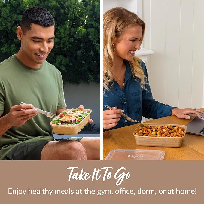 Bentgo 20-Piece Lightweight, Reusable BPA-Free 1-Compartment Containers - Image 3