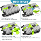 Luggage Straps with TSA Lock, Travel Belt - Image 4
