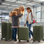 Nazhura Luggage Set, 3-Piece Hardside Suitcase Set, 20-inch Carry On, 28-inch - Image 8