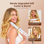5 in 1 Blow Dryer Brush, Upgrade Hair Dryer Brush Air Curler Air Curling Wrap Styler, Detachable Hot Air Brush Negative Ion Curling Brush Iron, Hair Styling Tools for Drying Curling Straightening