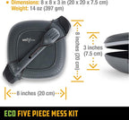 UCO Recycled ECO 5-Piece Camping Mess Kit - Image 6