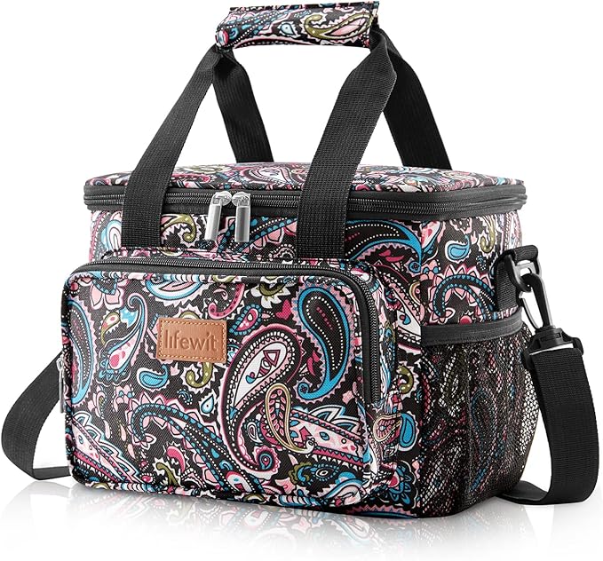 Lifewit Medium Lunch Bag Insulated Lunch Box Soft Cooler Cooling Tote by Lifewit