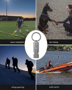 TISUR Loud Emergency Whistles, 130db+ Lifeguard Safety Whistle Keychain - Image 6