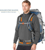 Loowoko 50L Hiking Backpack, Waterproof Camping Essentials Bag - Image 4