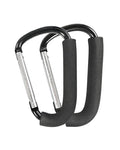 Stroller Hooks, 6.3" Large Stroller Clip, 2 Pack Stroller Hooks by DF+DUALFERV