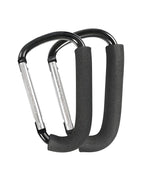 Stroller Hooks, 6.3" Large Stroller Clip, 2 Pack Stroller Hooks by DF+DUALFERV