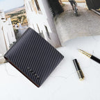 VISOUL Leather Mens Bifold RFID Blocking Wallet - Image 7