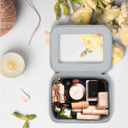 Prite Clear Makeup Bag Cosmetic Organizer Case Waterproof Travel Toiletry Bag - Image 7