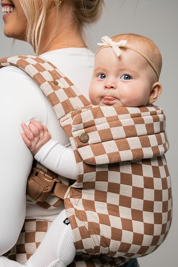 Mabē Monarch Ergonomic Baby Carrier – Premium Cotton Soft Structured Newborn to - Image 9