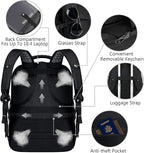 VECKUSON 18.4 Laptop Backpack for unisex, 60L Extra Large Gaming Laptops Back - Image 5