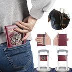 Passport Holder for Travel Passport Cover for Men Passport Wallet Case - Image 6