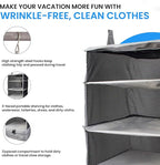 Grand Fusion Stow-N-Go Portable Hanging Travel Shelves, Packing Organizer - Image 7