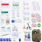 Carlebben EMT Pouch MOLLE Ifak Pouch Tactical MOLLE Medical First Aid Kit - Image 2