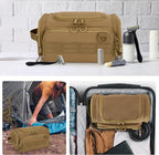 Tactical Toiletry Bag for Men, Hanging Hygiene Bag, Travel Dopp Kit Organizer - Image 5