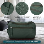 ELIZO Premium REAL Leather Toiletry Bag - Image 5