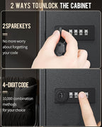 Uniclife 60 Position Key Cabinet Steel Security Storage Box - Image 5