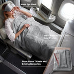 Bedsure Travel Blanket Airplane Compact - Image 2