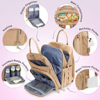 iniuniu Diaper Bag Backpack, 4 in 1 kit Large Unisex Baby Bags - Image 3