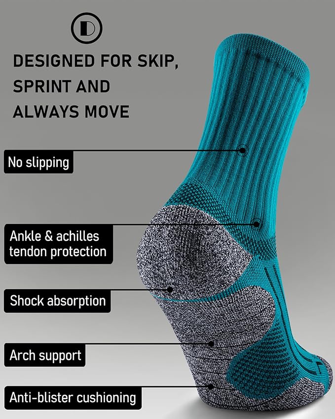 Elite Cushioned Compression Mid-crew Socks 4-Pack - Image 3