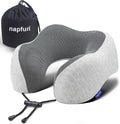 napfun Neck Pillow for Traveling, Upgraded Travel Neck Pillow for Airplane 100% by NAPFUN