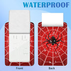 2 Pack Luggage Tags with Spider On Spider Web - Image 4