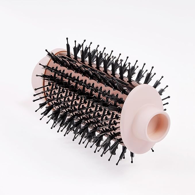 L'ANGE HAIR Multi-Volume Dryer Brush Attachment | Titanium Blow Dryer Brush Barrel for Volumizing & Styling | Tool Sold Separately | Attachment - Blush - Oval 60mm