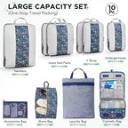 10 Set Compression Packing Cubes - Image 2