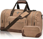 Litvyak Duffle Bag for Travel, 50L Canvas Travel Duffel Bags Overnight Weekend by Litvyak