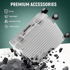UrbanExporer 24 Inch Check In Hardside Zipperless Luggage - Image 5