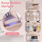 Wedama Toiletry Bag for Women, Medium Cosmetic Travel Bag, Hanging Toiletry Bag - Image 6
