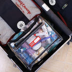 Rough Enough Clear Makeup Toiletry Bag Cosmetic Organizer Large Medicine Pouch - Image 7