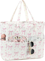 LEDAOU Beach Bag Waterproof Sandproof Women Tote Bag Pool Bag - Image 8