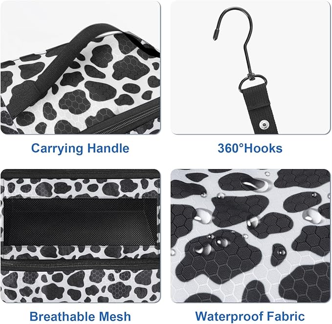 Suitcase Organizer, Travel Luggage Organizer Portable Hanging Travel Shelves - Image 5