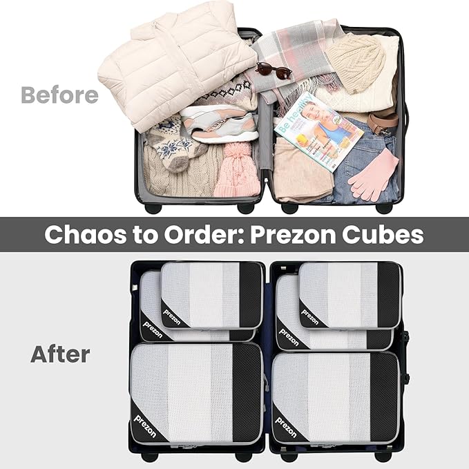 8 Set/6 Set/4 Set Compression Packing Cubes - Image 7