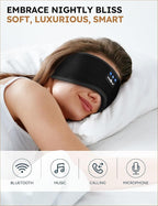 MUSICOZY Sleep Headphones Bluetooth 5.4 Headband Sleeping Eye Mask - Image 2
