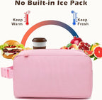 FlowFly Small Insulated Lunch box Portable Soft Bag Mini Cooler Thermal Meal - Image 3