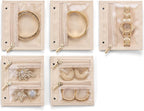 Vlando Jewelry Box for Girls Women, Display Portability Jewelry Storage for Gem by VLANDO