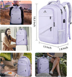 MATEIN College School Backpack for Women, 17 Inch Large College Laptop Bookbag - Image 10