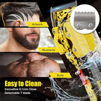 Hair Clippers for Men, Cordless Barber kit for Hair Cutting & Grooming, Hair Clippers Set for Barber Haircut with LED Display