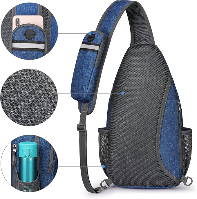 G4Free Sling Bag RFID Blocking Sling Backpack Crossbody Chest Bag Daypack - Image 6