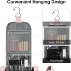 Narwey Hanging Toiletry Bag for Women Travel Makeup Bag Organizer Toiletries - Image 4