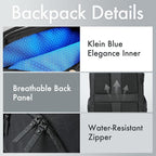 hk Waterproof Travel Backpack for Men – Lightweight 30L Laptop Backpack - Image 6