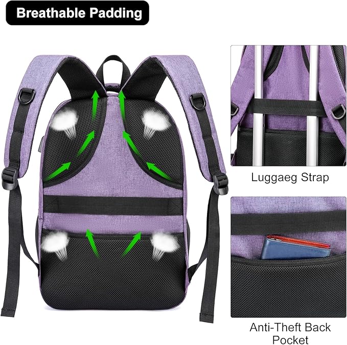 BIKROD Backpack for Girls Women, School Backpack for Teen Boys, Lightweight - Image 6