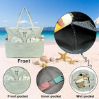 Beach Pool Bags Tote for Women Ladies Large Gym Tote Carry On Bag - Image 5