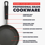 X Bobby Flay 16 Piece Ceramic Nonstick Cookware Set (16 Piece Cookware Set / Black)