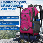 IGOLUMON Hiking Backpack 40L Packable Lightweight Camping Backpack Men Women - Image 6