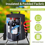 Tirrinia 4 Bottle Wine Gift Tote Carrier - Image 5