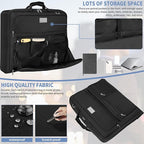 AKOZLIN Travel Luggage Garment Bag Foldable Hanging Suit Bag - Image 4