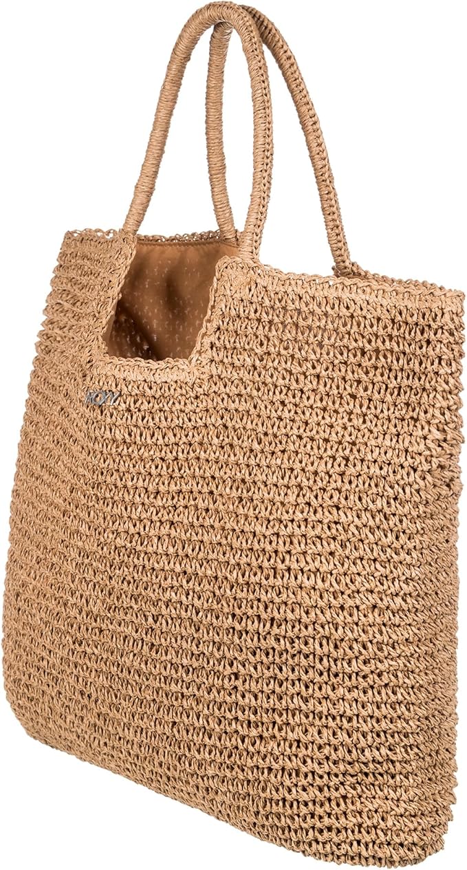 Roxy Women's Beach Tote Bag | Travel | Vacation | Straw | Lightweight | - Image 4