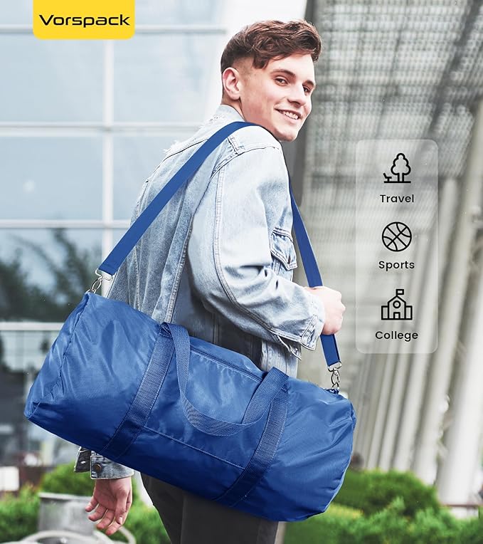 Vorspack Duffel Bag 20-24-28 Inches Foldable Gym Bag - Image 6